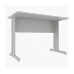Mesa Escritório 1,50×0,60m c/ Gavetas –  CINZA/CINZA - 53082
