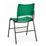 Cadeira Universitária Plástica Prancheta MDF - COR VERDE - MRPLAST - 34012