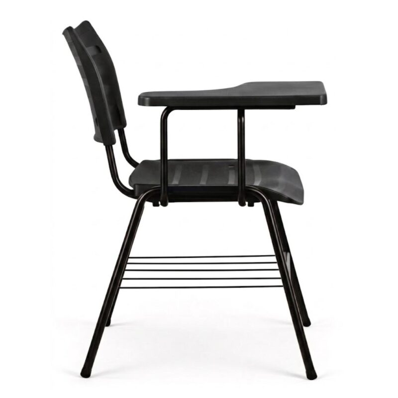 Cadeira Universitária Plástica Prancheta PLÁSTICA - COR PRETO - 54014