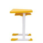 Mesa Hexagonal INFANTIL com Porta Livro - Cor Amarela - 42801