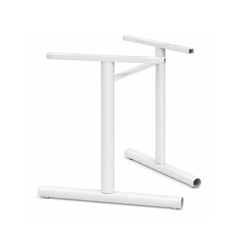 Mesa Hexagonal JUVENIL com Porta Livro - Cor Vermelho - 45803