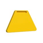 Mesa Hexagonal INFANTIL com Porta Livro - Cor Amarela - 42801
