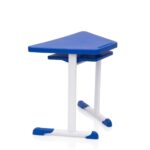 Mesa Hexagonal INFANTIL com Porta Livro - Cor Azul - 42802