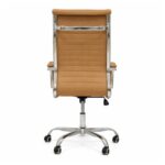 Cadeira Escritório Cadeira de Escritório Presidente LONDON Giratória - Base Cromada - Corino Fendi - 31091