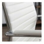 Cadeira Escritório Cadeira de Escritório Diretor LONDON Giratória - Corino Branco - 31095