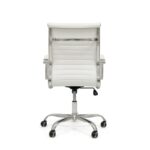 Cadeira Escritório Cadeira de Escritório Diretor LONDON Giratória - Corino Branco - 31095