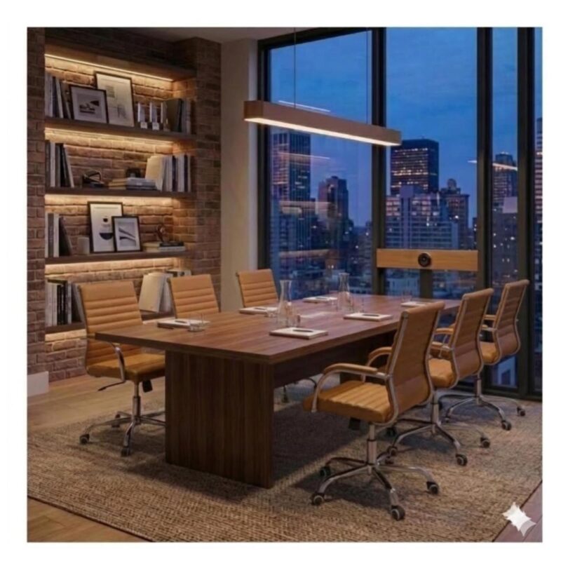 Cadeira Escritório Cadeira de Escritório Diretor LONDON Giratória - Corino Fendi - 31096