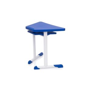 Mesa Hexagonal INFANTIL com Porta Livro - Cor Azul - 42802