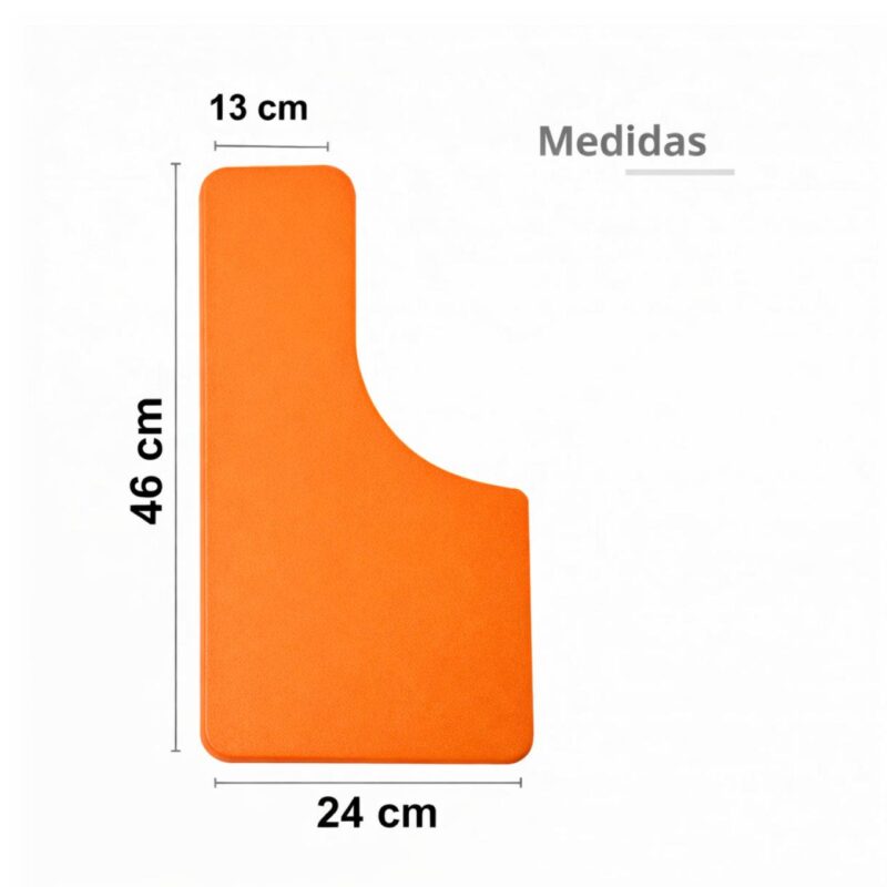 Cadeira Universitária Plástica Prancheta PLÁSTICA - COR LARANJA - 54009