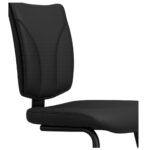 Cadeira Escritório B-ONE Base em "S" Preta - Corino Preto - 31032