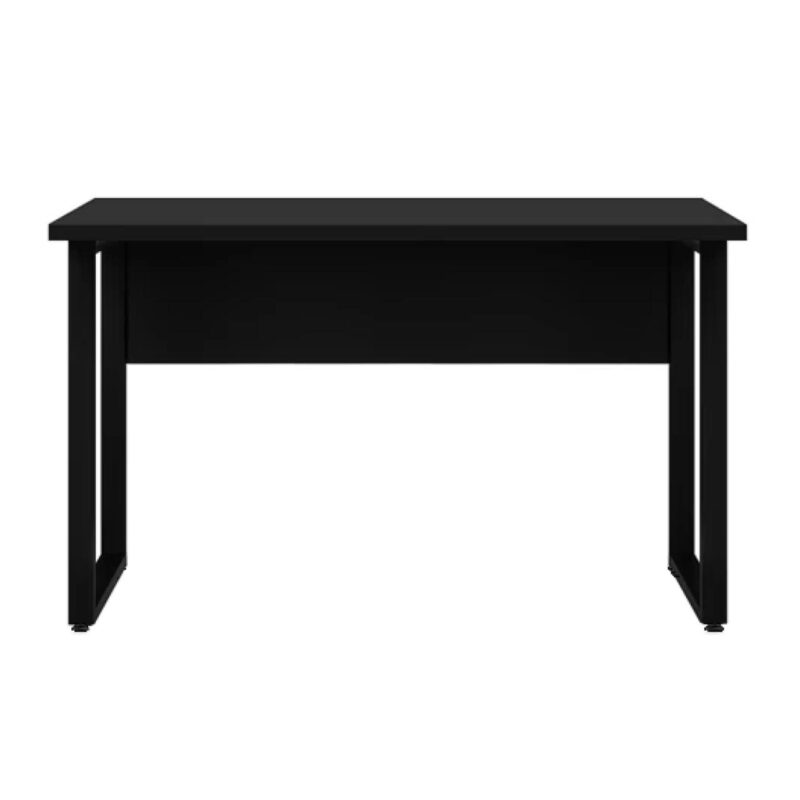 Móveis para Escritório Mesa Escritório PÉ QUADRO - 1,50x0,60m - S/ Gavetas - PRETO / PRETO - 26002