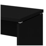 Móveis para Escritório Mesa Escritório 1,20x0,60m - S/ Gavetas - PRETO/PRETO - 26005