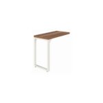 Móveis para Escritório Mesa AUXILIAR SIMPLES 0,90x0,45m - NOGAL SEVILHA/BRANCO - 34304