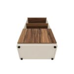 Móveis para Escritório Armário para Escritório com Chave e Prateleiras 161x80x45cm Nogal Sevilha - 34316