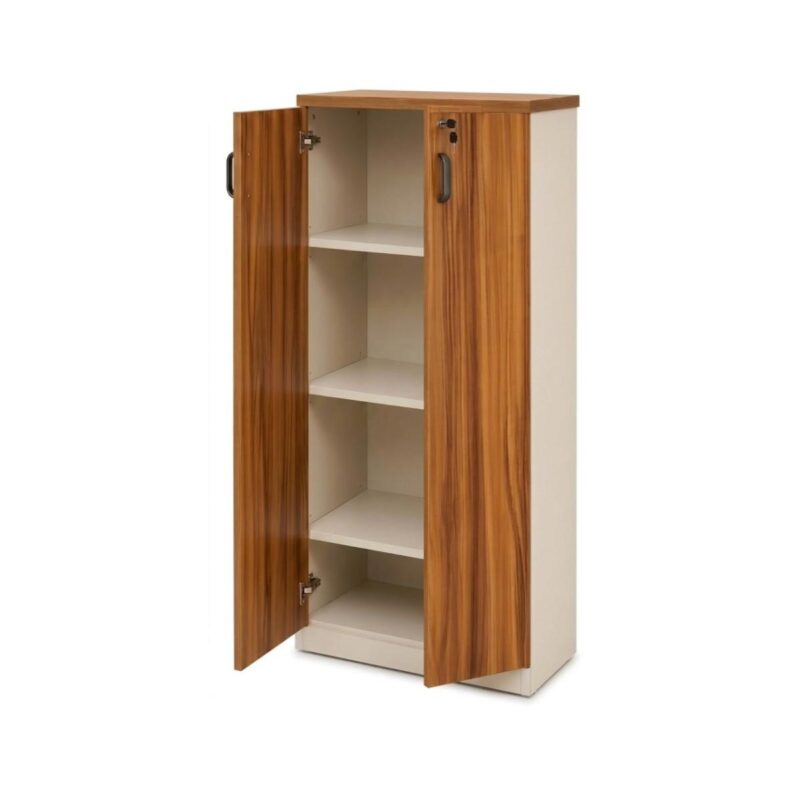 Móveis para Escritório Armário para Escritório Alto com Chave e Prateleiras 161x80cm – Organizador de Documentos - 34315