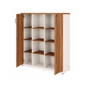 Móveis para Escritório Armário para Escritório Organizador de Documentos com Chave 161x120x45cm - 34415
