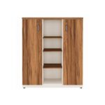 Móveis para Escritório Armário para Escritório Organizador de Documentos com Chave 161x120x45cm - 34415