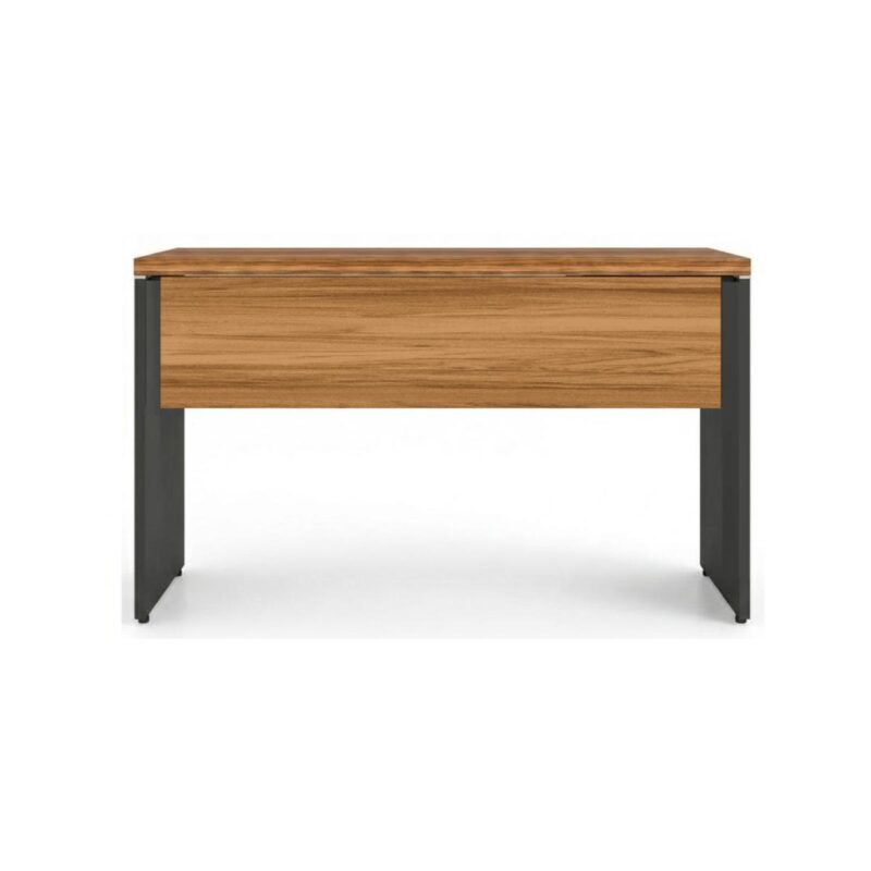 Móveis para Escritório Mesa de Escritório Executiva Reta – 1,70m x 0,70cm (Tampo 40mm) – Nogal Sevilha / Preto - 21474