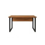 Móveis para Escritório Escrivaninha Home Office Industrial Amadeirada 170x70cm Tampo 40mm Premium - Sevilha / Preto - 24474