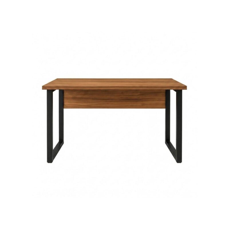 Móveis para Escritório Escrivaninha Home Office Industrial Amadeirada 170x70cm Tampo 40mm Premium - Sevilha / Preto - 24474