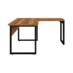Móveis para Escritório Mesa de Escritório em L Diretor Premium 170x160cm Tampo 40mm – Sevilha / Preto - 24478