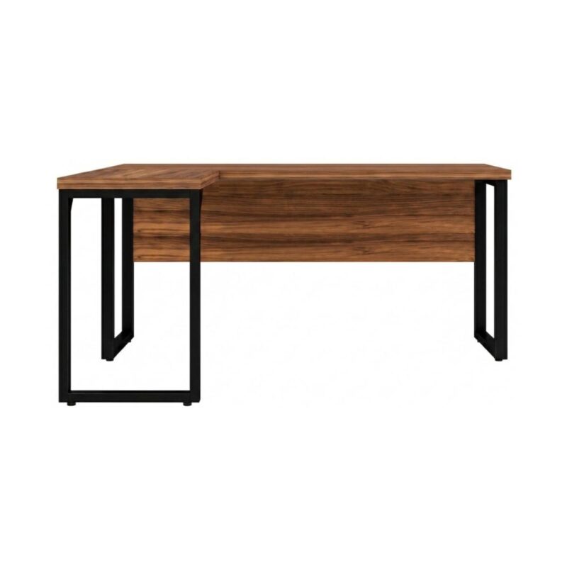 Móveis para Escritório Mesa de Escritório em L Diretor Premium 150x150cm Tampo 40mm – Sevilha / Preto - 24476