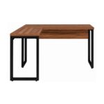Móveis para Escritório Mesa de Escritório em L Diretor Premium 170x160cm Tampo 40mm – Sevilha / Preto - 24478