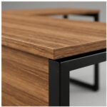 Móveis para Escritório Mesa de Escritório em L Diretor Premium 170x160cm Tampo 40mm – Sevilha / Preto - 24478