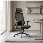 Cadeira Escritório Cadeira Presidente Ergonômica Premium com Ajuste 3D e Tela Mesh Preta TOKYO - 32887