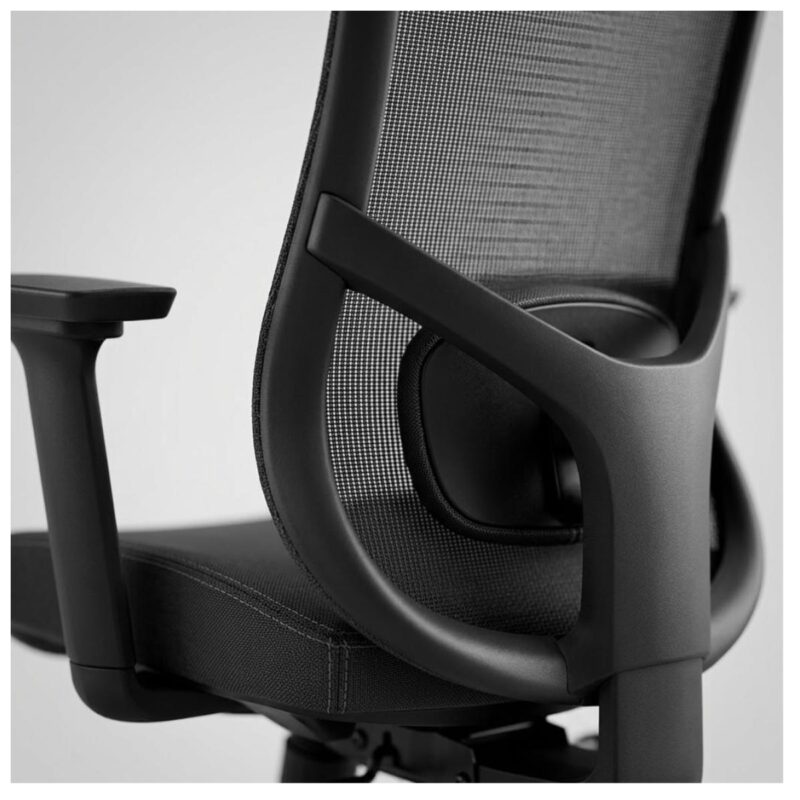 Cadeira Escritório Cadeira Presidente Ergonômica Premium com Ajuste 3D e Tela Mesh Preta TOKYO - 32887