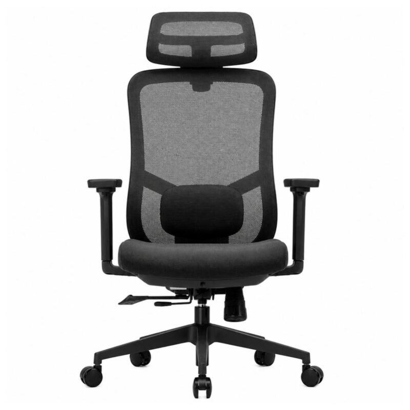 Cadeira Escritório Cadeira Presidente Ergonômica Premium com Ajuste 3D e Tela Mesh Preta TOKYO - 32887