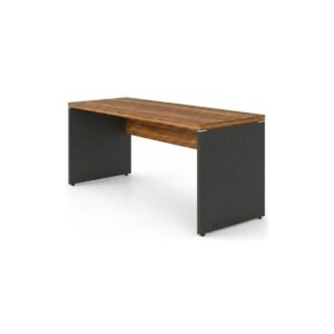 Móveis para Escritório Mesa para Computador 120cm Robusta Tampo 40mm - Escrivaninha de Trabalho e Estudo - Cor Sevilha e Preto - 21469