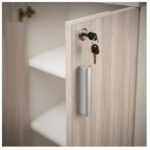Móveis para Escritório Armário Alto Fechado Escritório com 02 Portas – 1,60×0,80×0,46m – Fresno / Branco - 71020