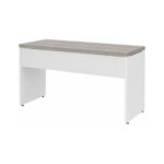 Móveis para Escritório Mesa para Escritório 1,50x0,60m - S/ Gavetas - Fresno / Branco - 71106