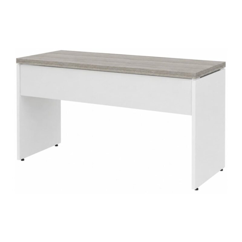 Móveis para Escritório Mesa para Escritório Reta 1,70x0,70m - S/ Gavetas - Fresno / Branco - 71104