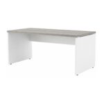Móveis para Escritório Mesa para Escritório Reta 1,70x0,70m - S/ Gavetas - Fresno / Branco - 71104