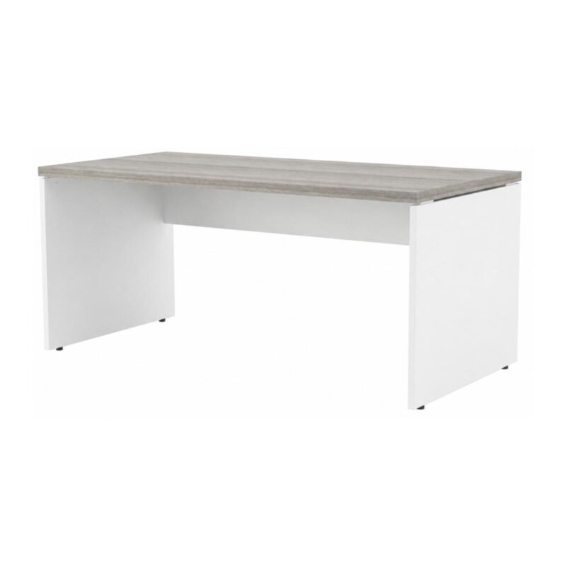 Móveis para Escritório Mesa para Escritório Reta 1,70x0,70m - S/ Gavetas - Fresno / Branco - 71104