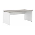 Móveis para Escritório Mesa para Escritório Reta 1,70x0,70m - S/ Gavetas - Fresno / Branco - 71104