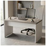 Móveis para Escritório Mesa para Escritório 1,20x0,60m - C/ Gavetas - Fresno / Branco - 71107
