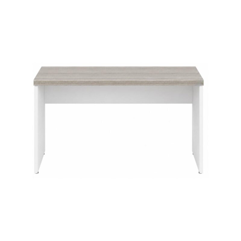 Móveis para Escritório Mesa para Escritório Reta 1,50x0,60m - S/ Gavetas - Fresno / Branco - 71103