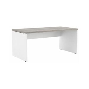 Móveis para Escritório Mesa para Escritório Reta 1,50x0,60m - S/ Gavetas - Fresno / Branco - 71103