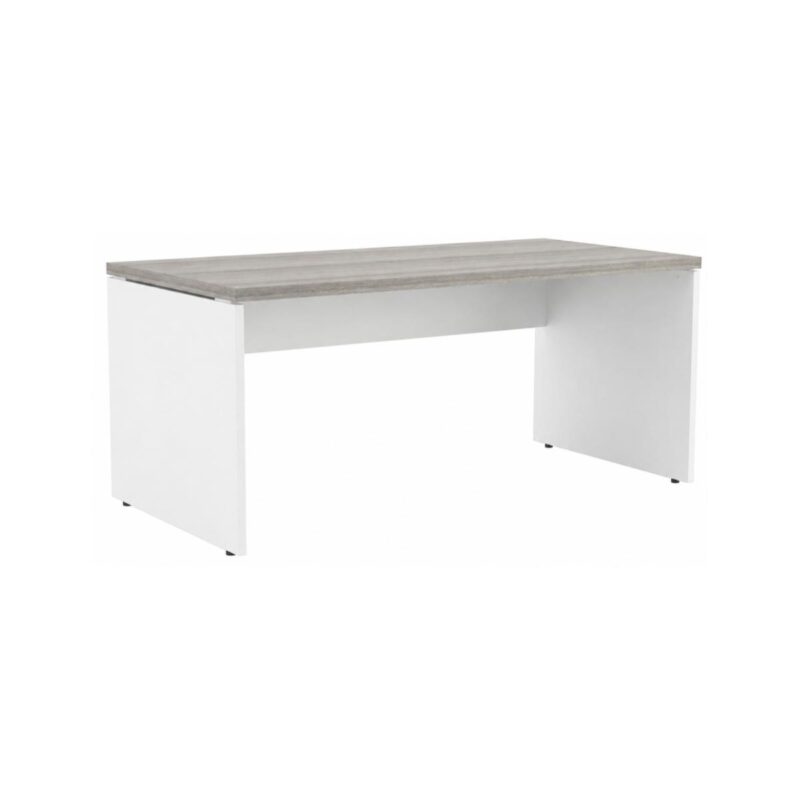 Móveis para Escritório Mesa para Escritório Reta 1,50x0,60m - S/ Gavetas - Fresno / Branco - 71103