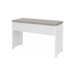 Móveis para Escritório Mesa para Escritório Reta 1,20x0,60m - S/ Gavetas - Fresno / Branco - 71102