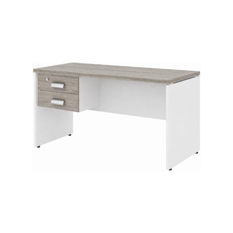 Móveis para Escritório Mesa para Escritório 1,20x0,60m - C/ Gavetas - Fresno / Branco - 71107