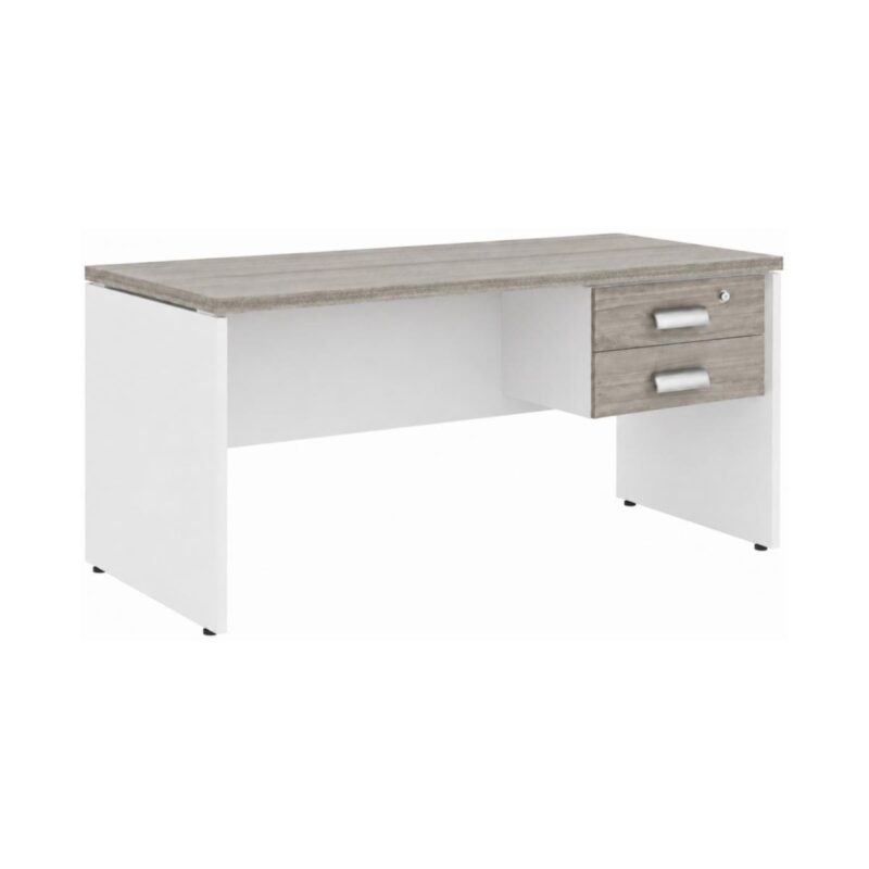 Móveis para Escritório Mesa para Escritório 1,50x0,60m - S/ Gavetas - Fresno / Branco - 71106