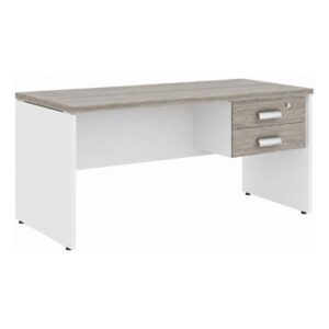 Móveis para Escritório Mesa para Escritório 1,70x0,70m - Com Gavetas - Fresno / Branco - 71105