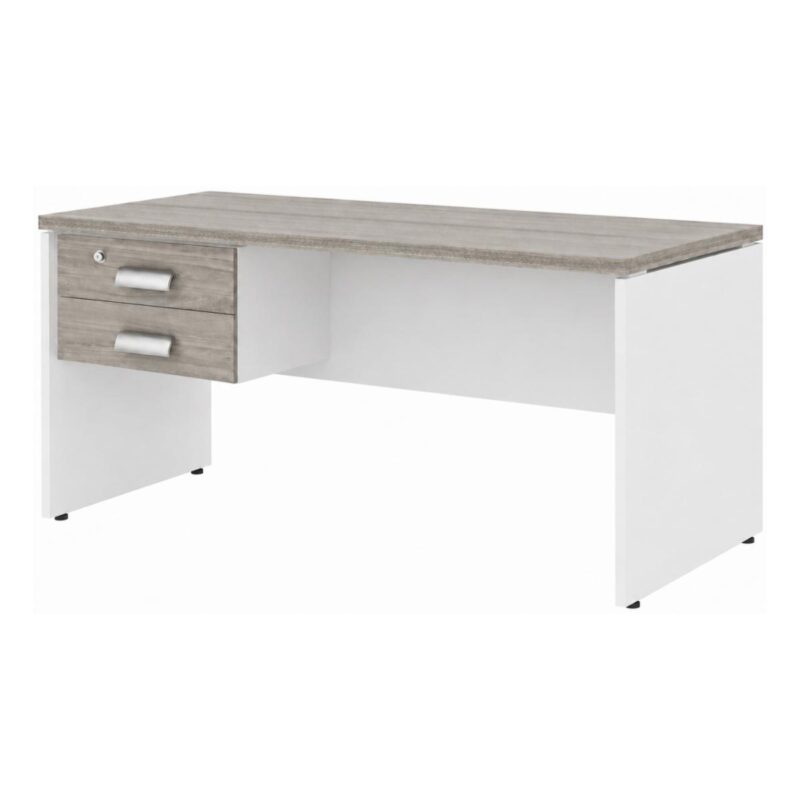 Móveis para Escritório Mesa para Escritório 1,70x0,70m - Com Gavetas - Fresno / Branco - 71105