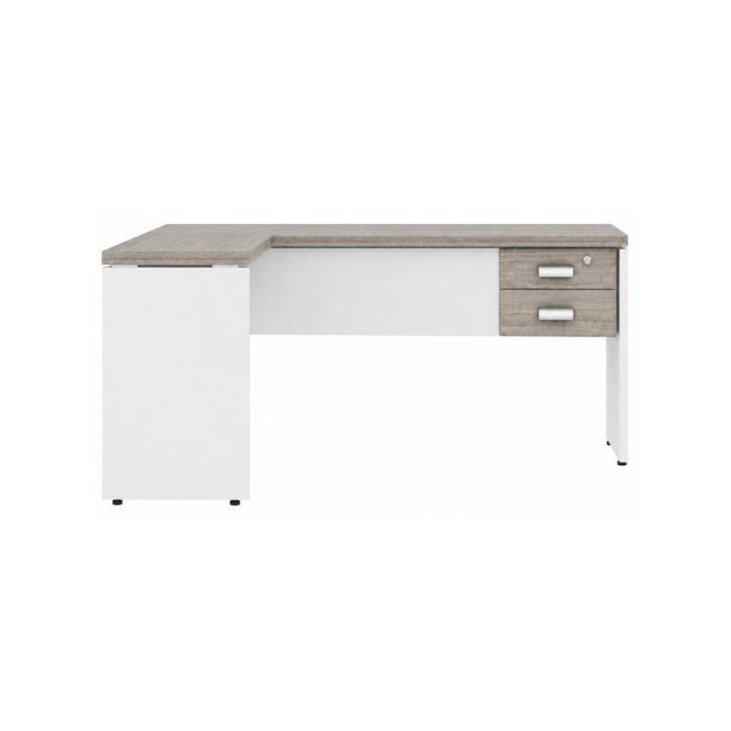 Móveis para Escritório Mesa em L (Mesa 1,50x0,60m + Mesa Auxiliar) PÉ PAINEL – C/ Gavetas – 71108