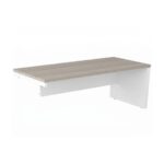 Móveis para Escritório Mesa Escritório em L Pedestal com 03 Gavetas 2,10x0,70m -  Fresno / Branco - 71134