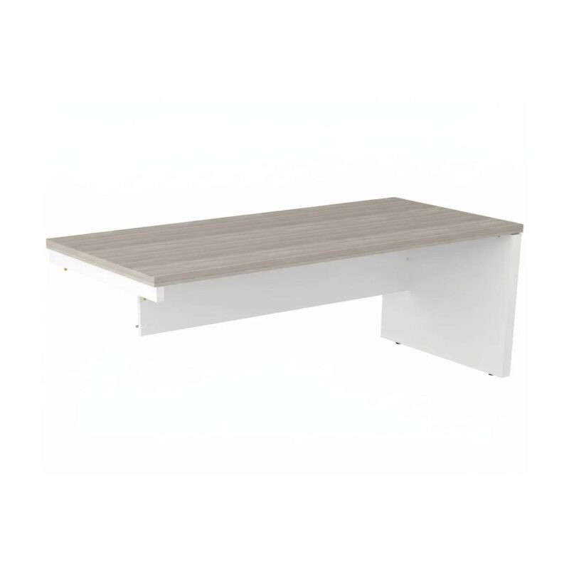 Móveis para Escritório Mesa Escritório Pedestal com 03 Gavetas 2,10x0,70m -  Fresno / Branco - 71130